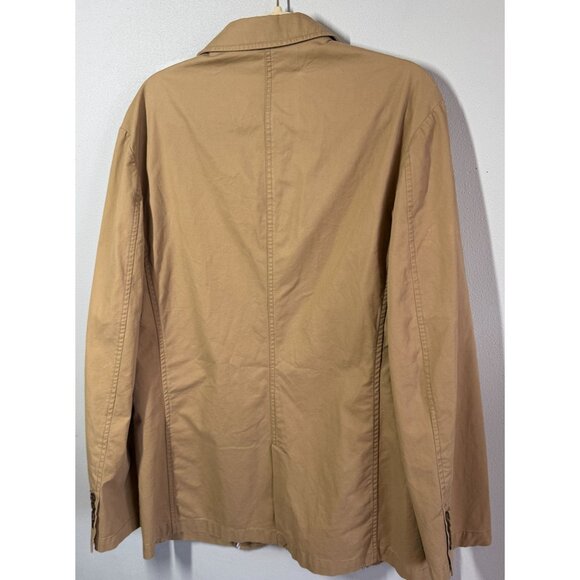 Mossimo Womens Blazer Jacket Large Camel Brown 2 Button Smart Casual Pockets - Picture 2 of 12